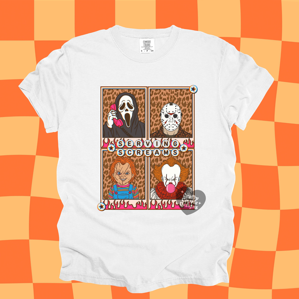 Serving Screams Comfort Colors Tee