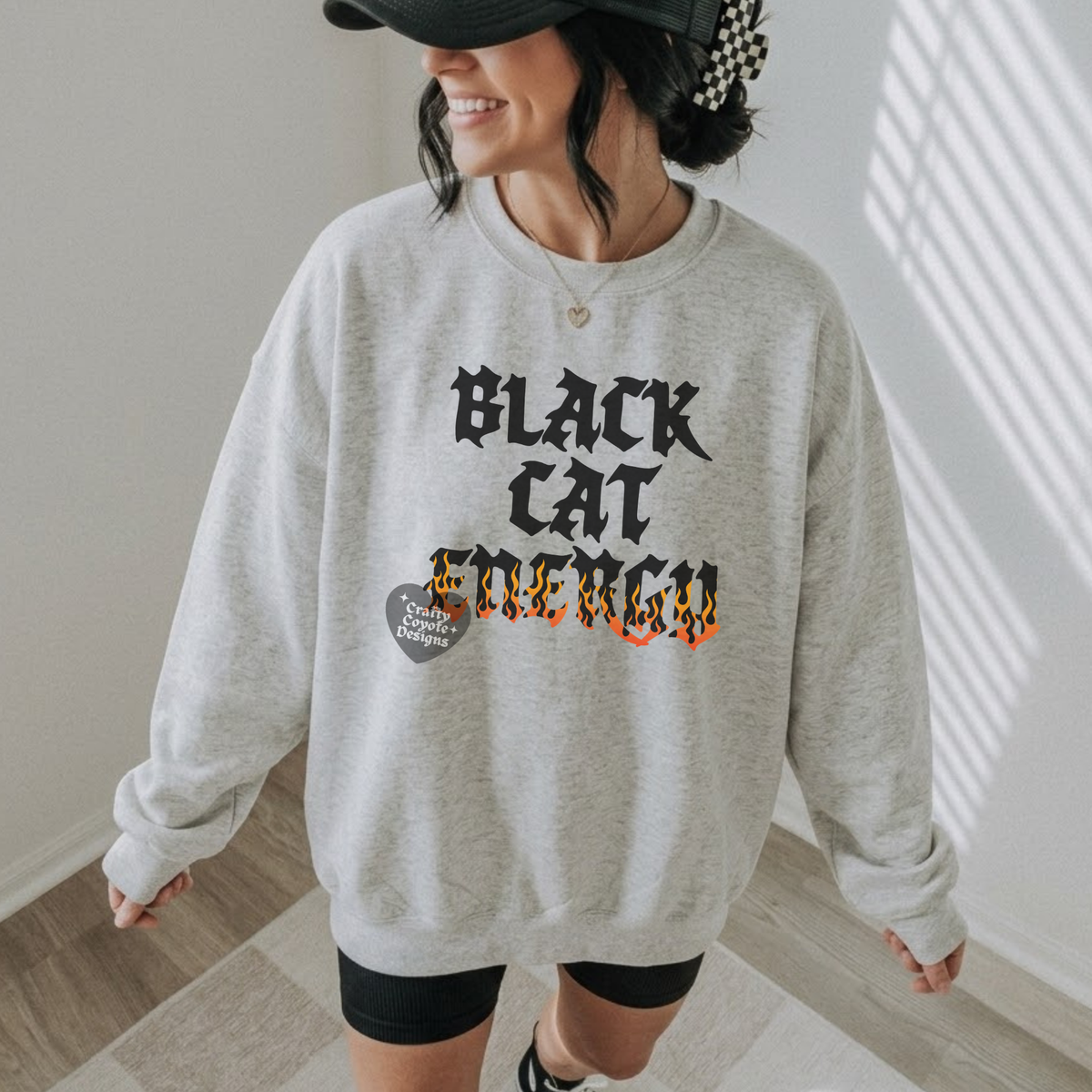 Black Cat Energy Sweatshirt