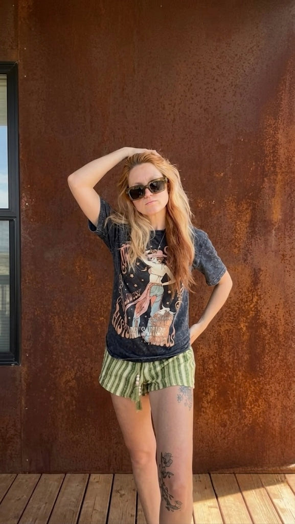 Cowgirl Spirit Wild West Graphic Top