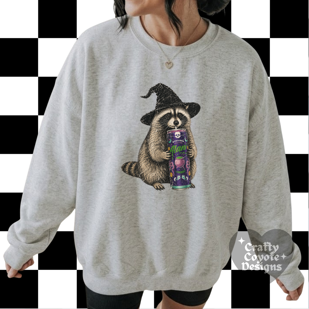Witch Raccoon Sweatshirt