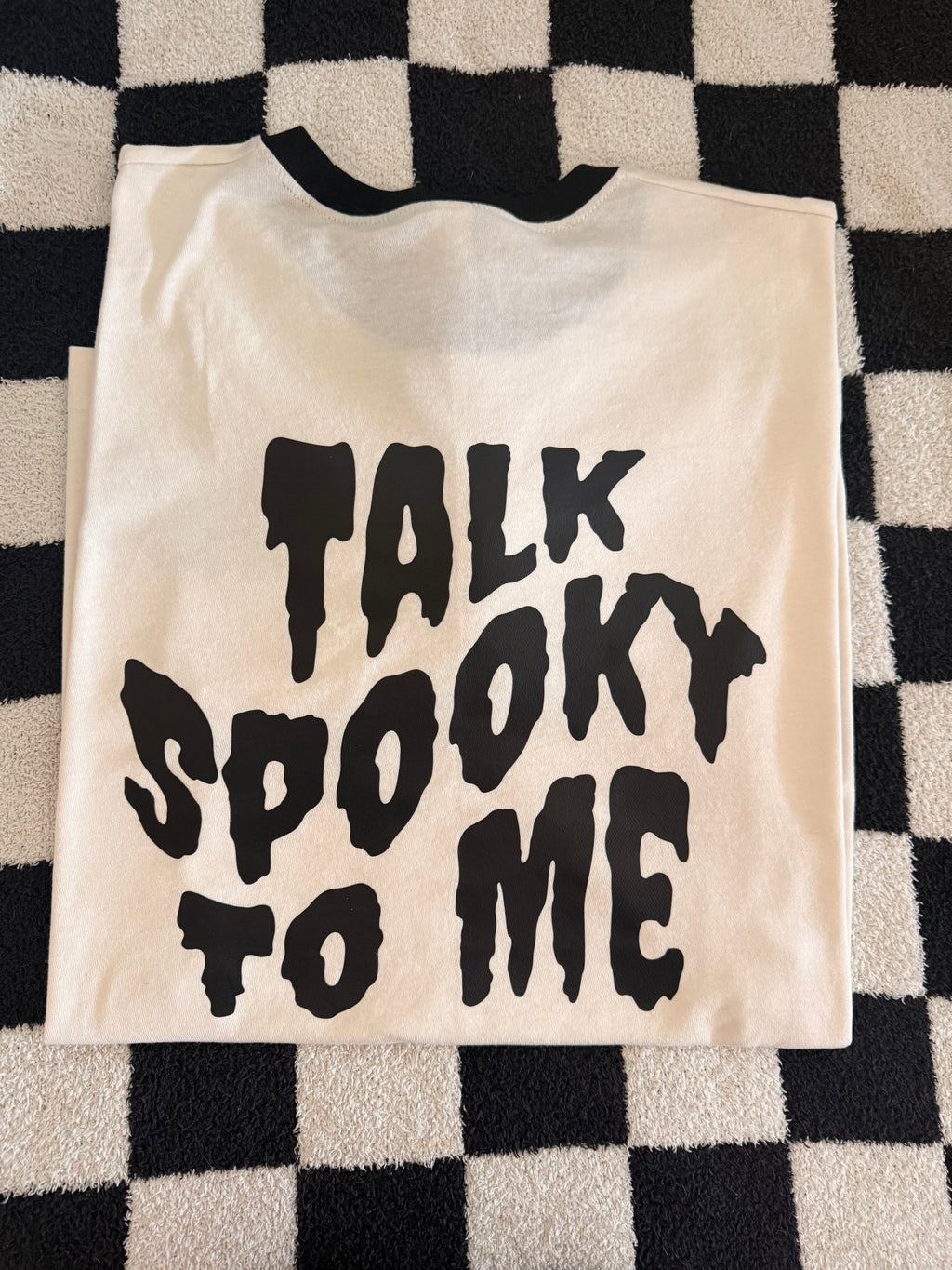 “Talk Spooky” Ringer Tee
