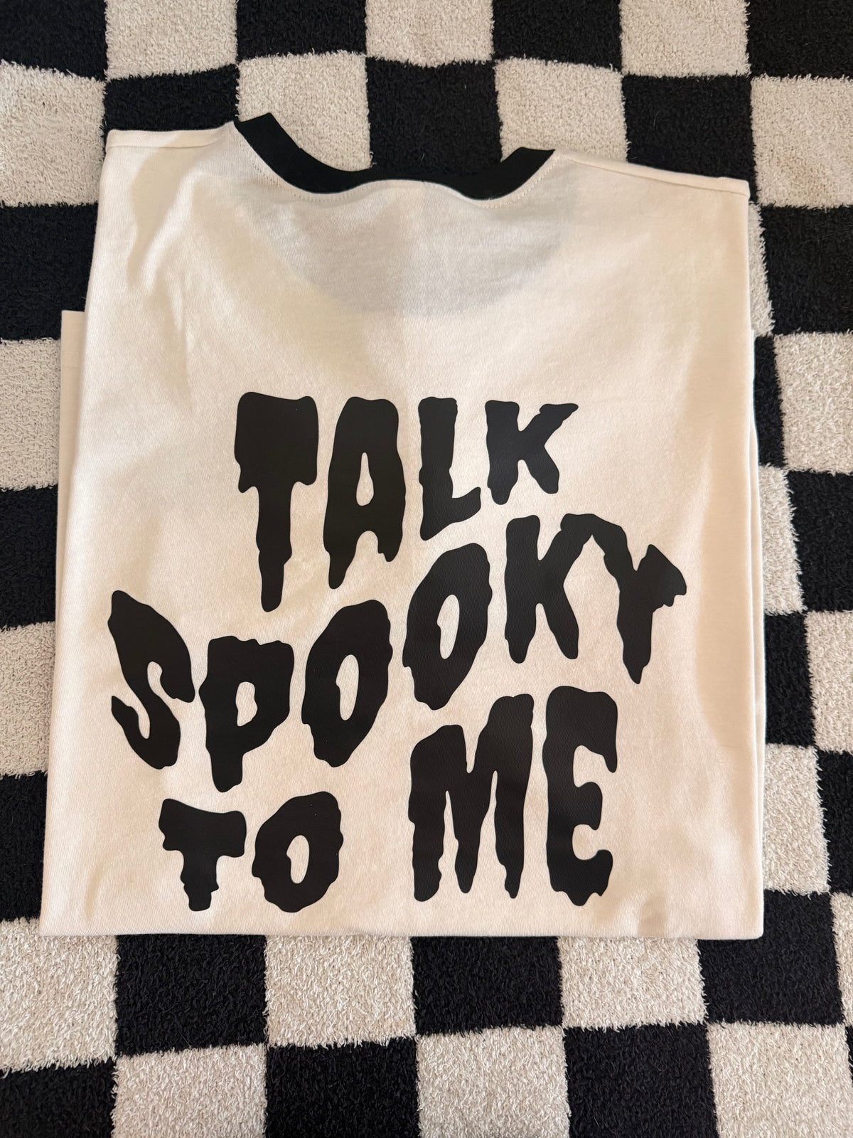“Talk Spooky” Ringer Tee
