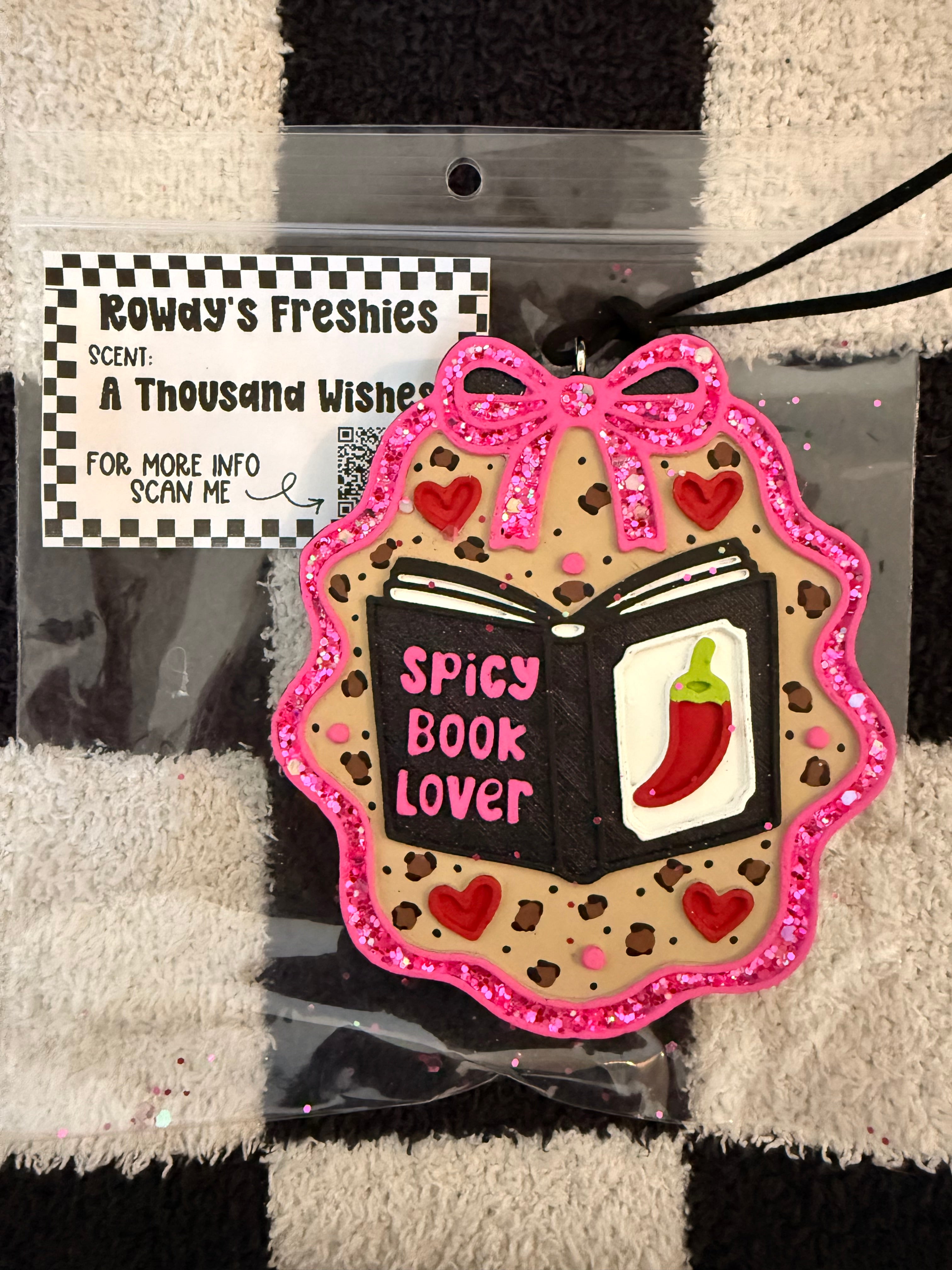 Spicy Book Lover Freshie