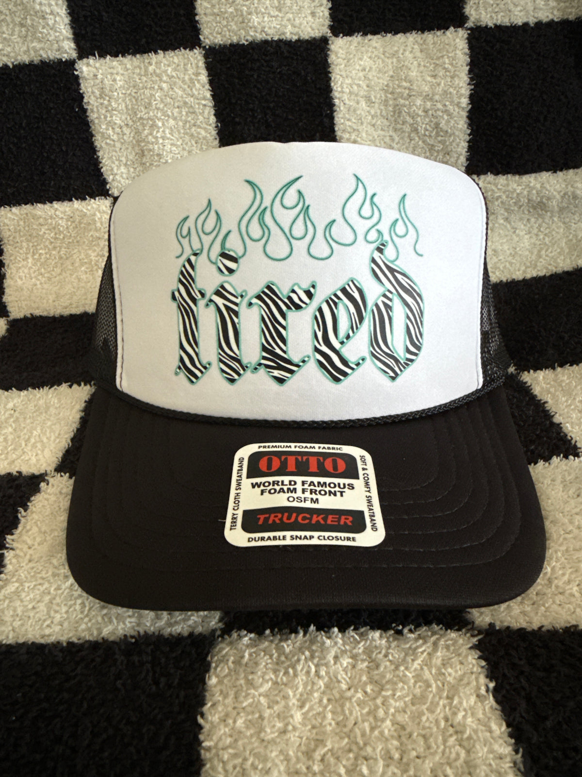 Tired Zebra Trucker