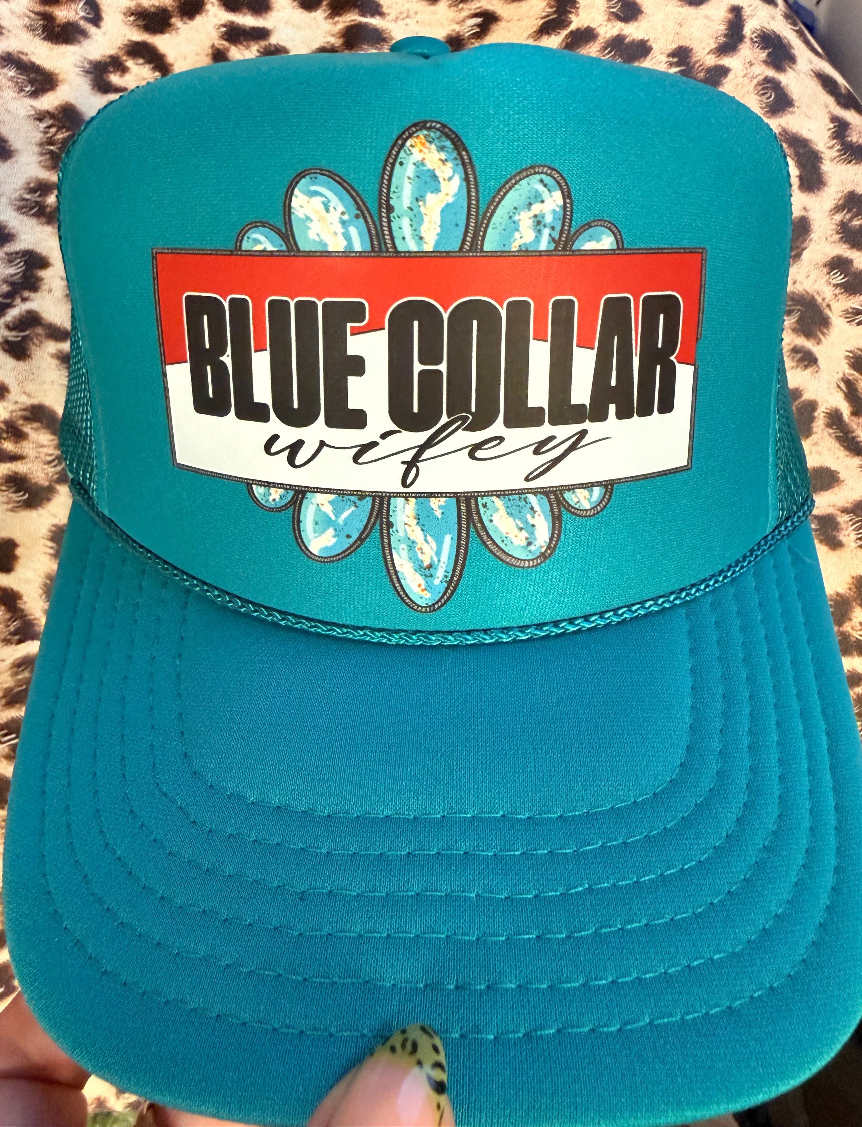 Blue Collar Wifey Trucker (flawed)