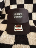 All Black Trucker