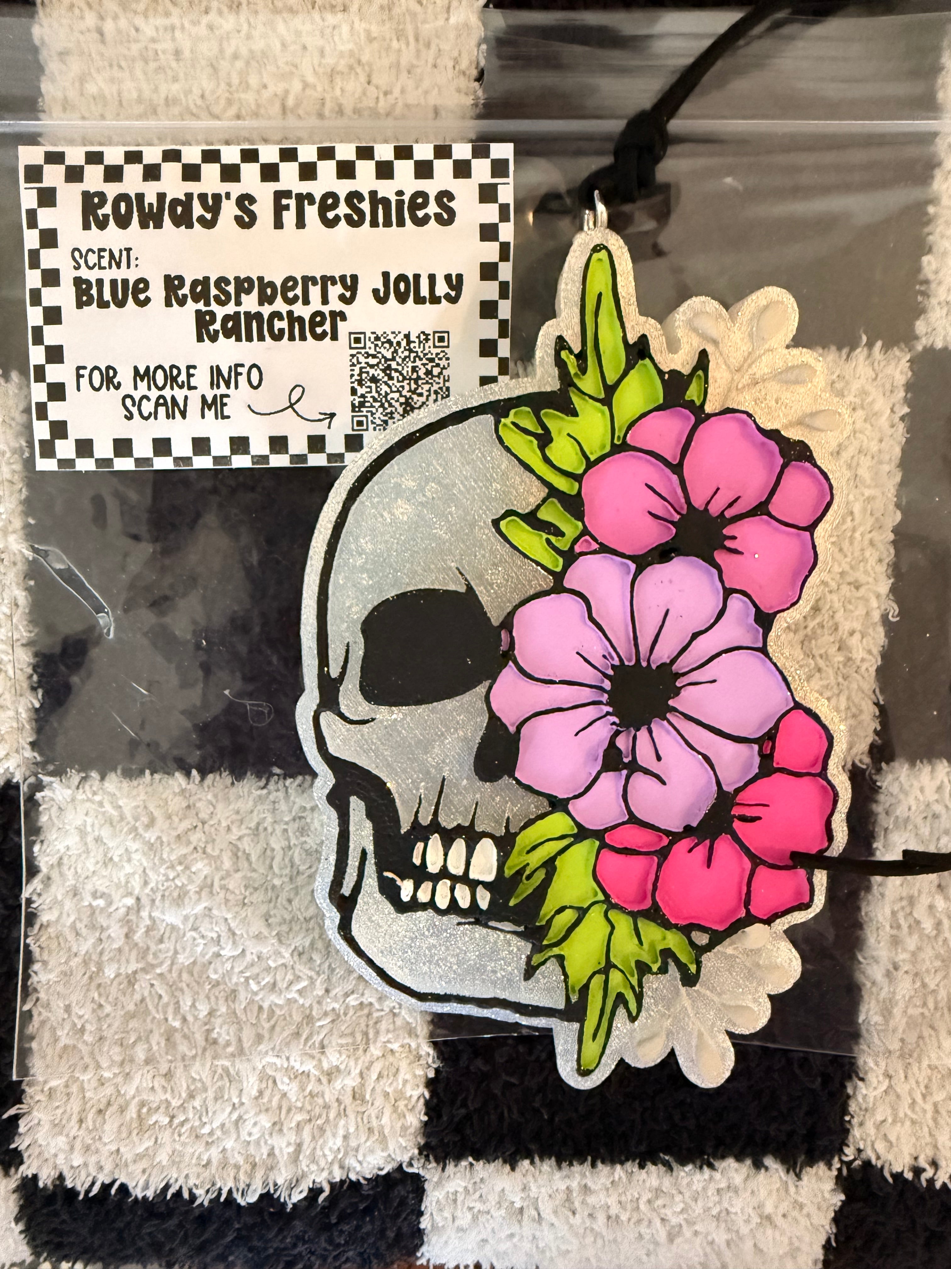 Floral Skull Freshie