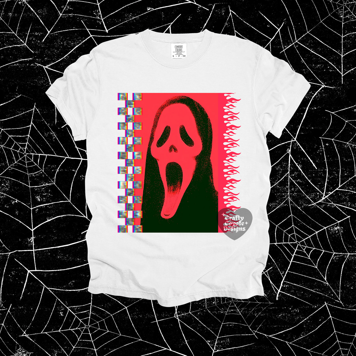 Ghost Mask Comfort Colors Tee