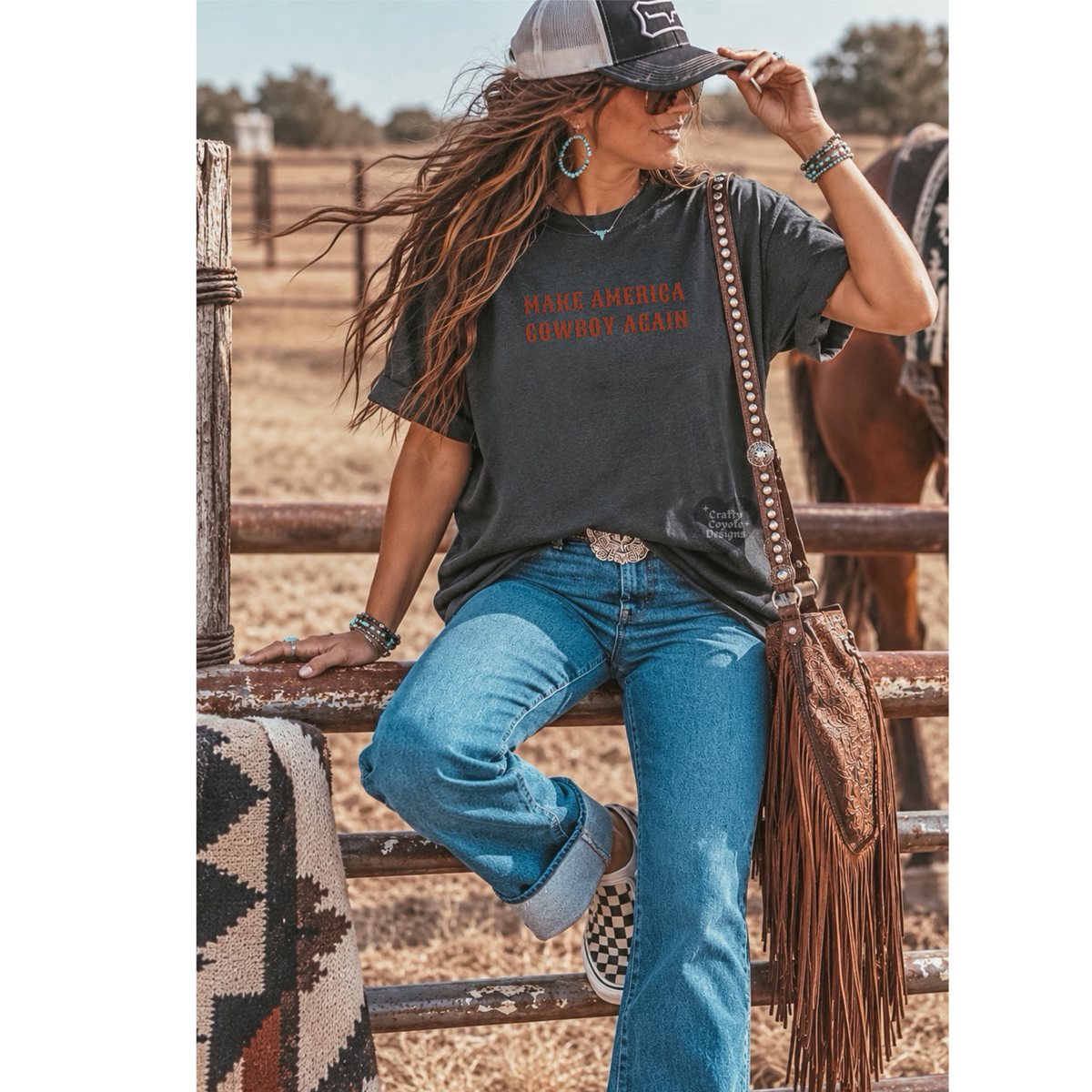 Make America Cowboy Comfort Colors Tee