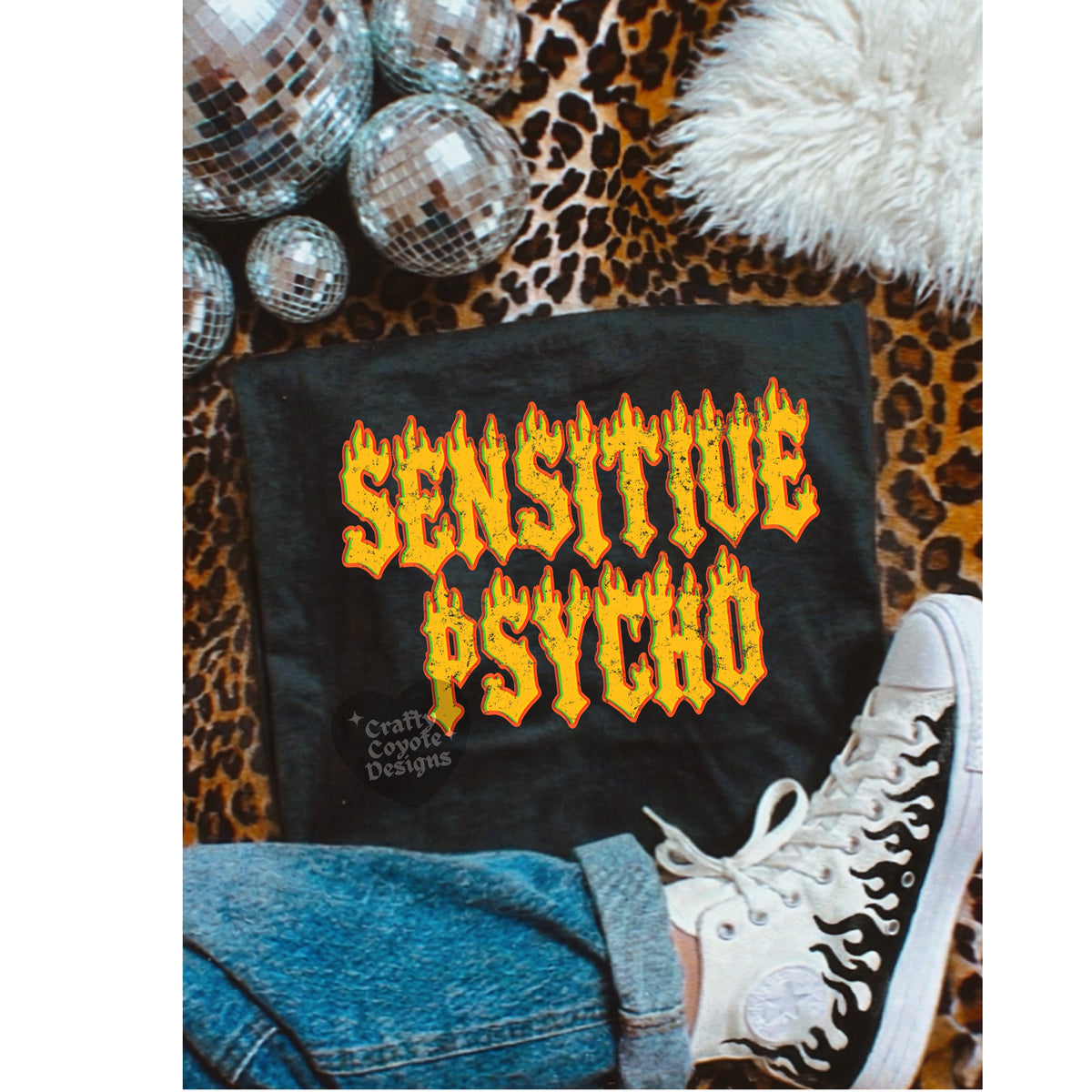 Sensitive Psycho Comfort Colors Tee