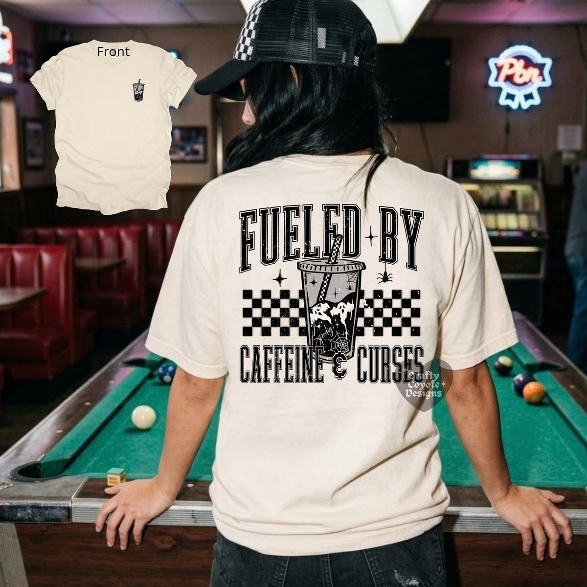 Fueled by Caffeine & Curses Tee